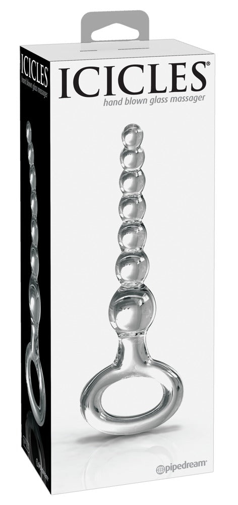 Icicles No. 67 - Cadena de Bolas Anales de Vidrio Soplado