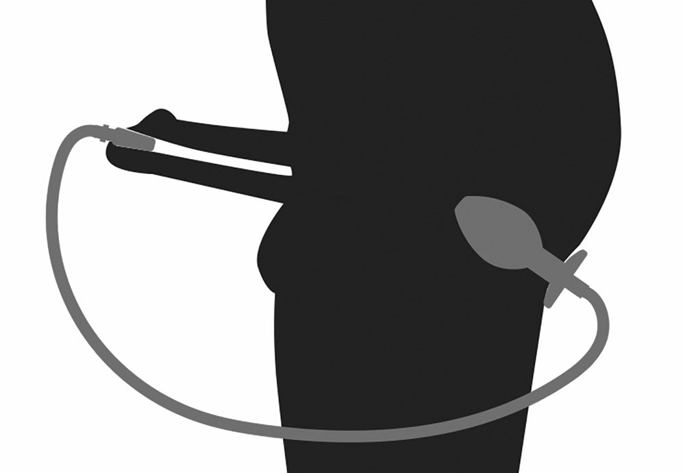 Penisplug Piss to Ass - Estimulación Uretral y Anal con Tubo Conector