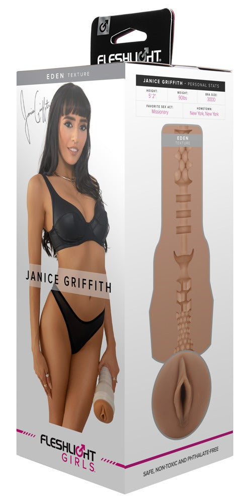 Masturbador Fleshlight Janice Griffith Eden - Vagina Moldeada Superskin