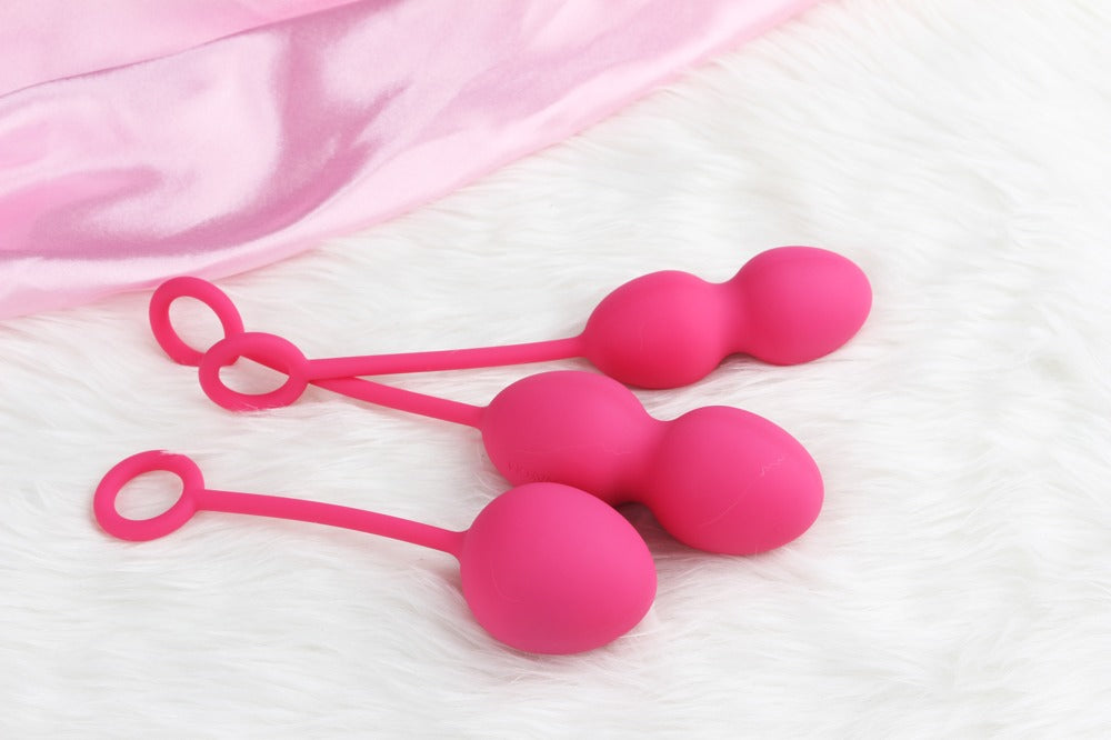 Svakom Nova Plum Red - Bolas Chinas de Silicona para Ejercicios de Kegel