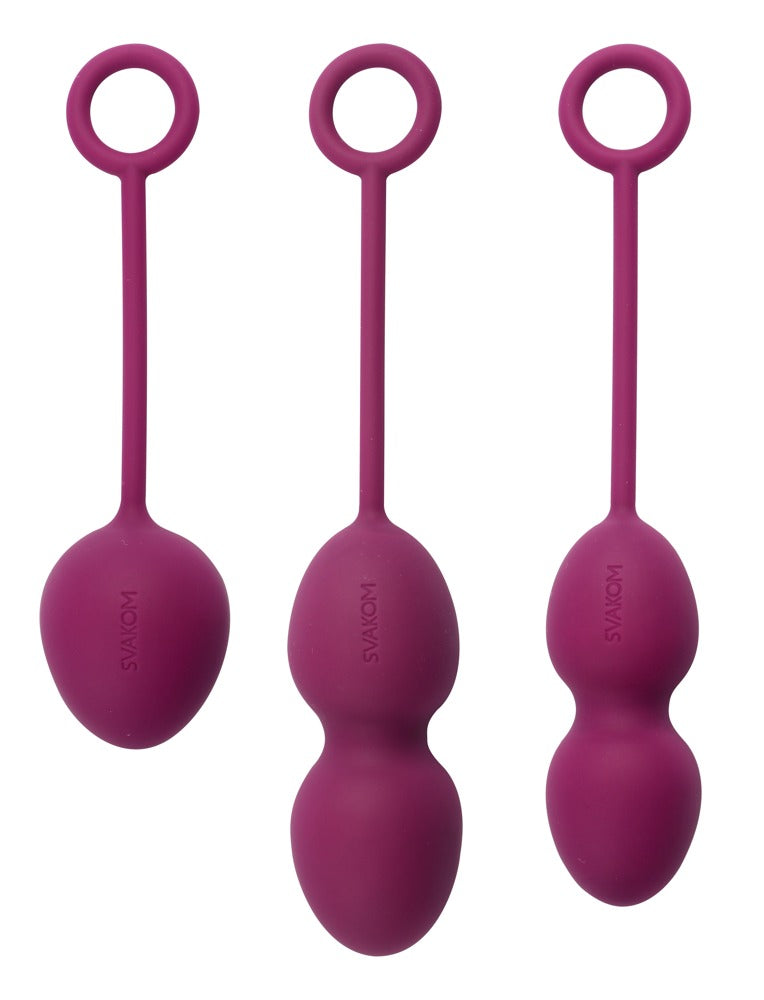 Nova Violet - Bolas Chinas Svakom para Entrenamiento del Suelo Pélvico