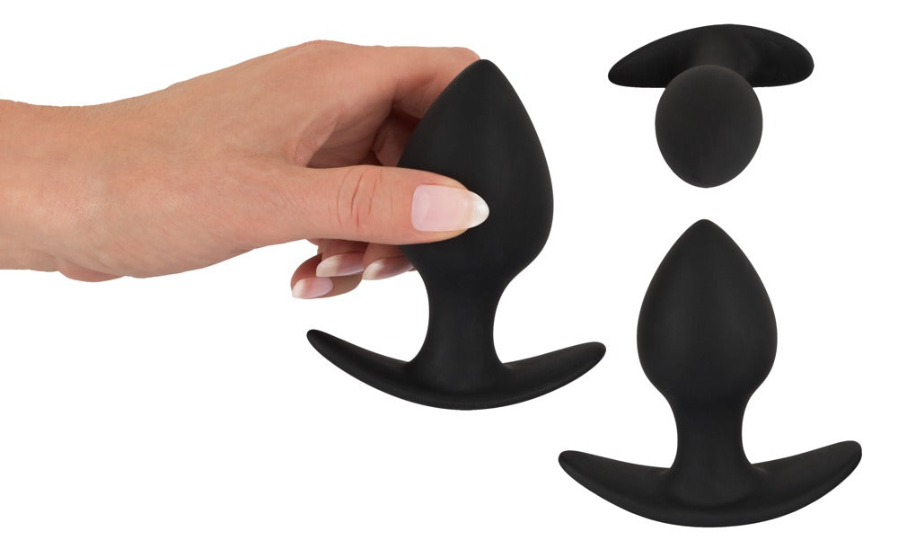 Black Velvets Anal Trainer Set - 3 Plugs de Silicona Progresivos