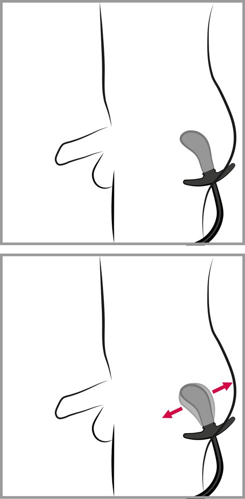 Tapón Anal Inflable You2Toys con Bola Interior y Bomba Manual