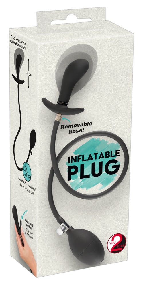 Plug Anal Inflable You2Toys - Silicona con Bomba de Control
