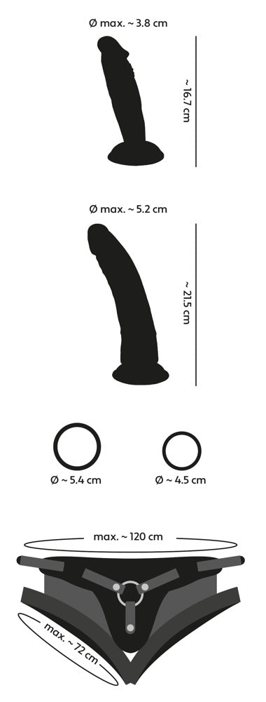 Strap-On Kit Playgirls You2Toys - Arnés Ajustable con 2 Vibradores