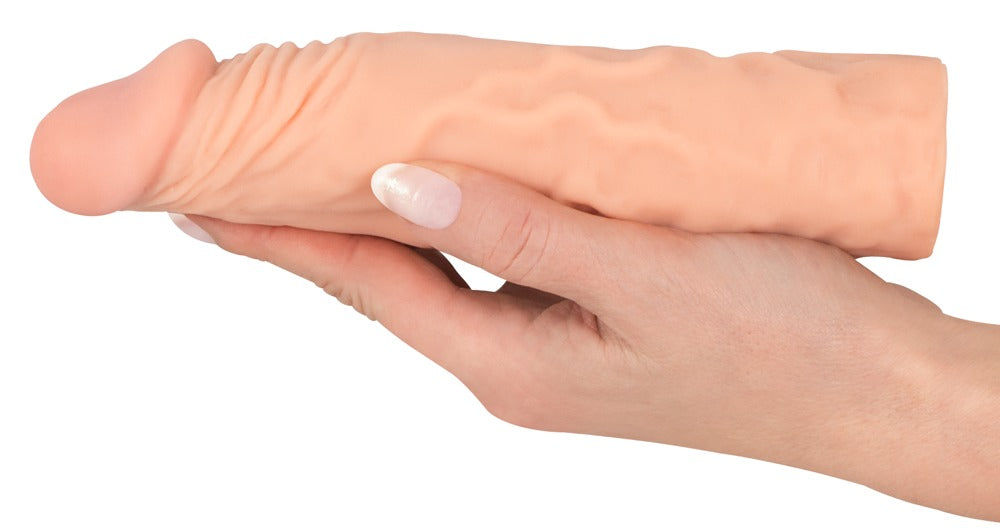Nature Skin Extension Sleeve+3 - Funda Extensora con Glande Realista