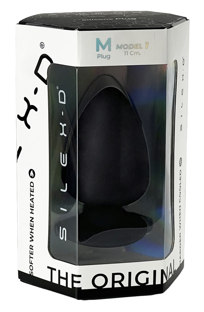 SilexD Premium Silicone Plug M - Plug Anal Moldeable con Memoria Térmica