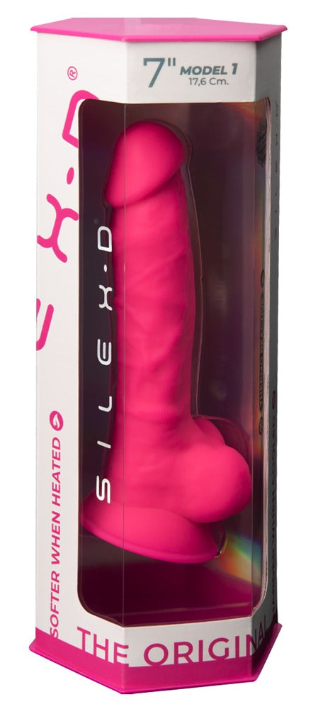 SilexD 7" Model 1 Premium Dildo Realista - Silicona de Memoria Térmica
