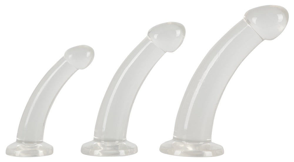 Crystal Clear Anal Training Set - Juego de 3 Consoladores Anales Progresivos