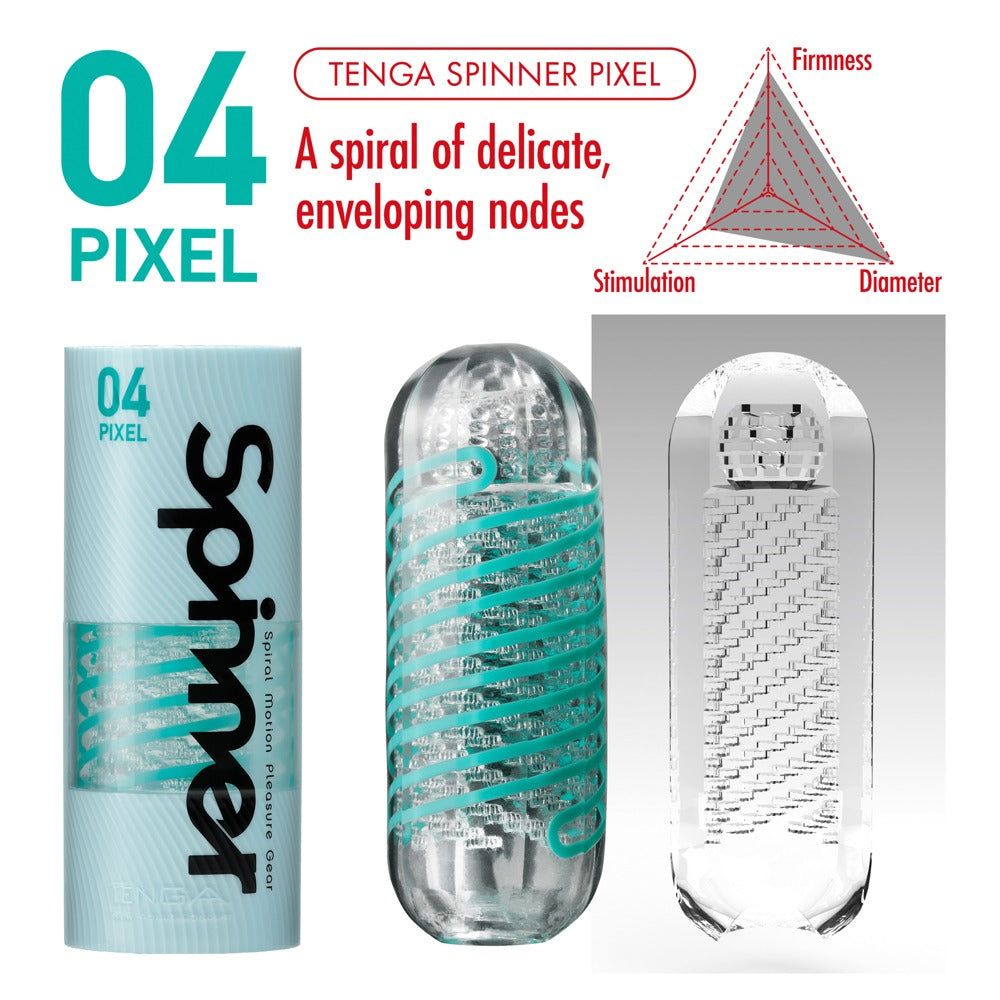 Tenga Spinner Pixel - Masturbador Giratorio Reutilizable