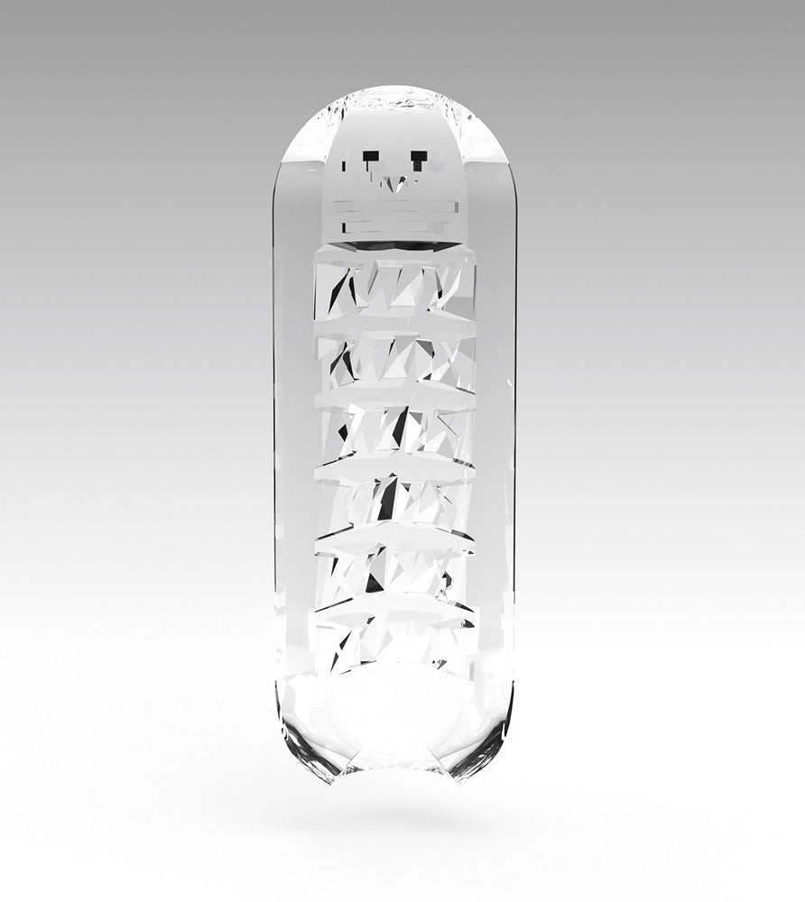 Tenga Spinner Brick - Masturbador Giratorio Reutilizable con Espiral Interna