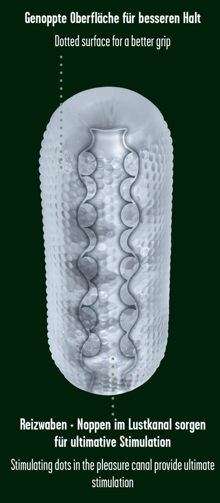 Pocket Masturbator Speed - Masturbador Compacto con Textura Estimulante