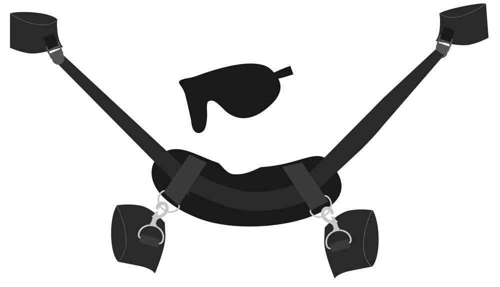 Bad Kitty Neck-Wrist-Ankle Restraint - Bondage de Cuello, Muñecas y Tobillos
