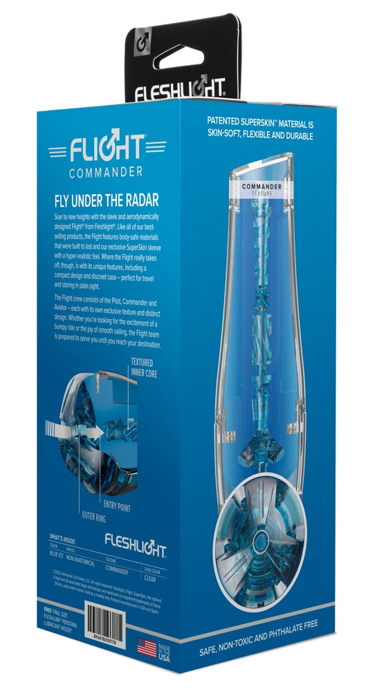 Fleshlight Flight Commander - Masturbador Premium con Doble Succión