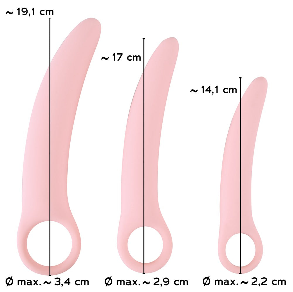 Sweet Smile Vaginal Trainers - Set de 3 Dilatadores Vaginales de Silicona