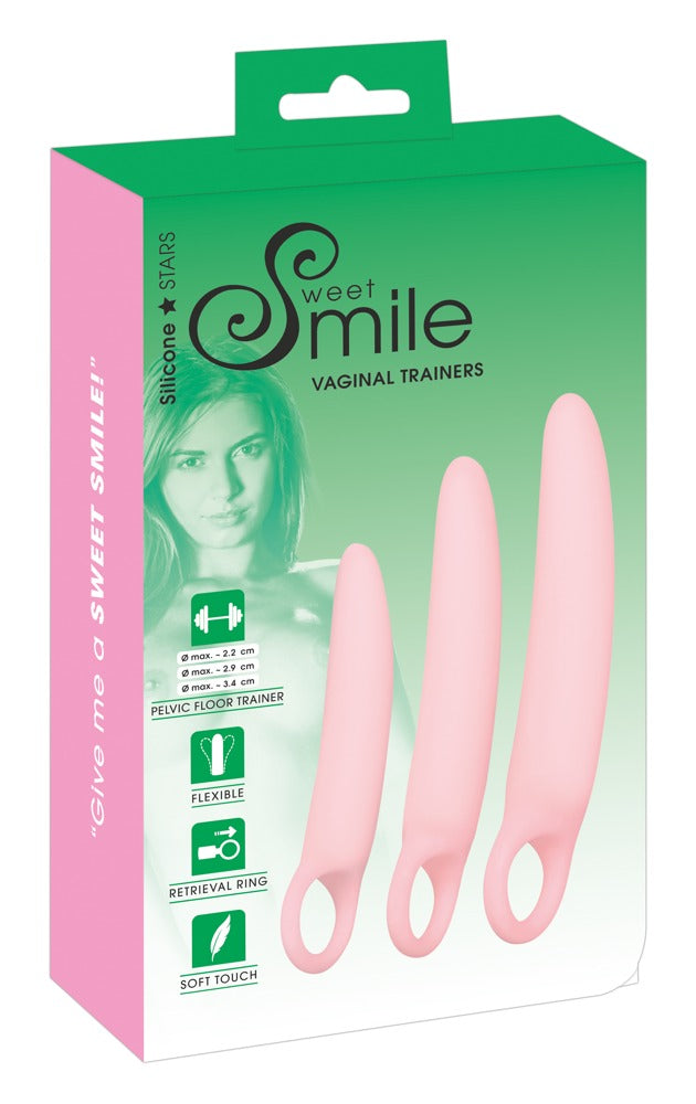 Sweet Smile Vaginal Trainers - Set de 3 Dilatadores Vaginales de Silicona