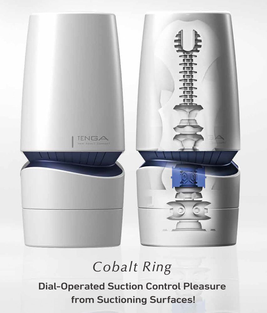 Tenga Aero Cobalt Ring - Masturbador con Control de Succión en 10 Niveles