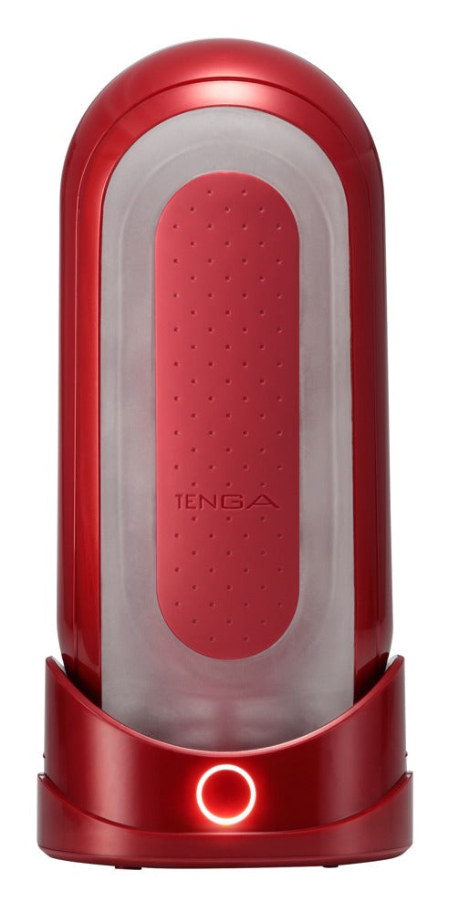 Tenga Flip Zero Red con Calentador - Masturbador Premium con Control de Temperatura