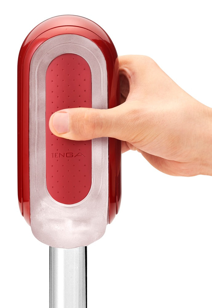 Tenga Flip Zero Red con Calentador - Masturbador Premium con Control de Temperatura