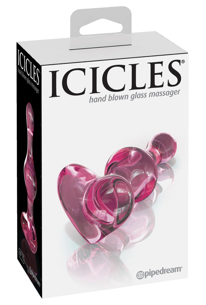 Icicles No. 75 Pink - Plug de Cristal Artesanal para Temperaturas