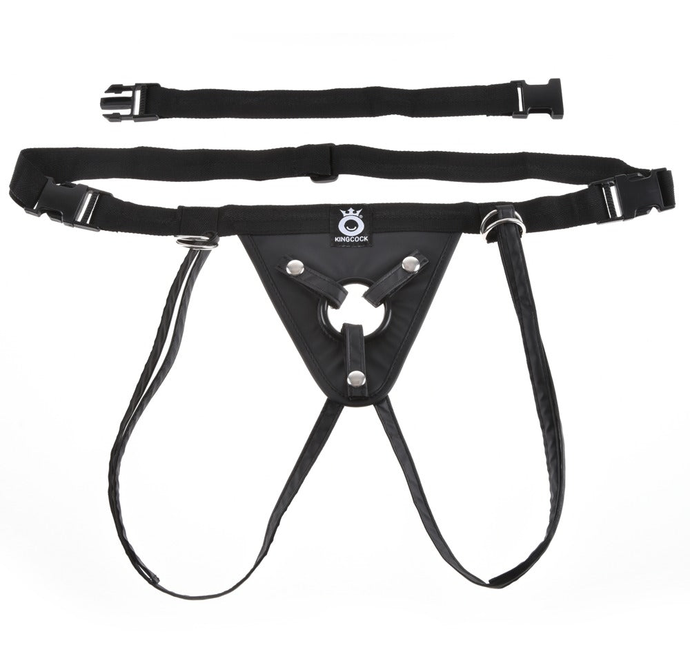 KC Fit Rite Harness Black - Arnés Strap-On Ajustable KING COCK