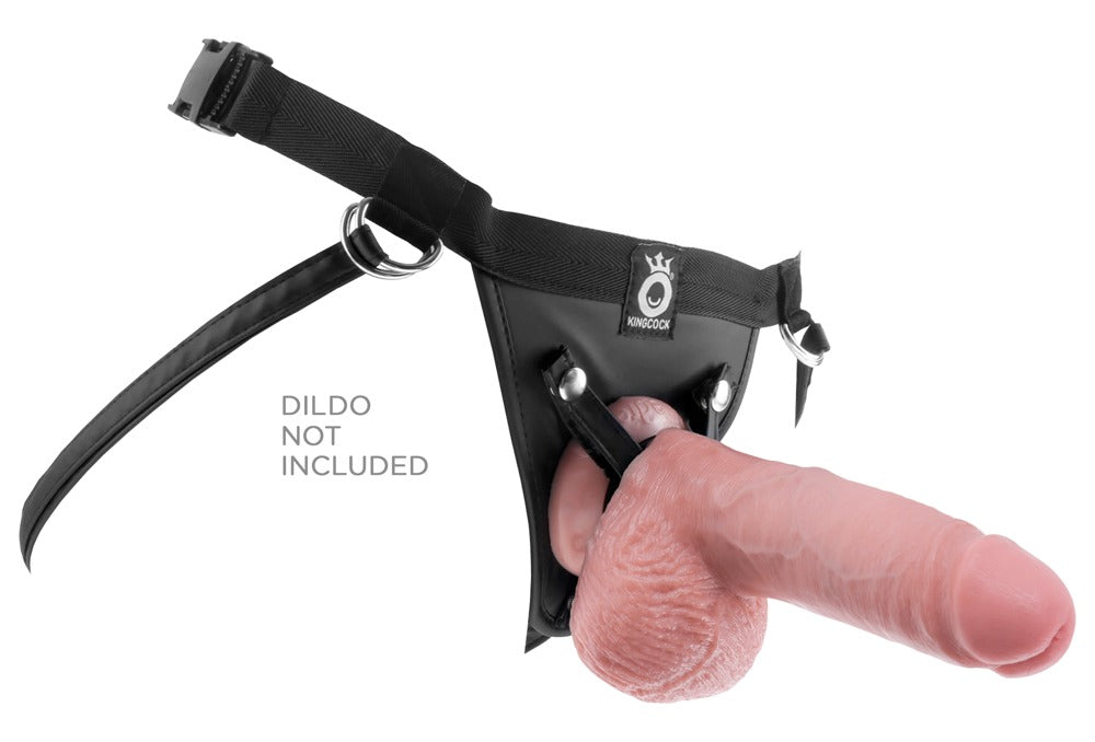 KC Fit Rite Harness Black - Arnés Strap-On Ajustable KING COCK