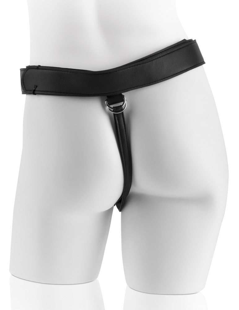 King Cock 7 Uncut with Strap-On Harness - Arnés Realista
