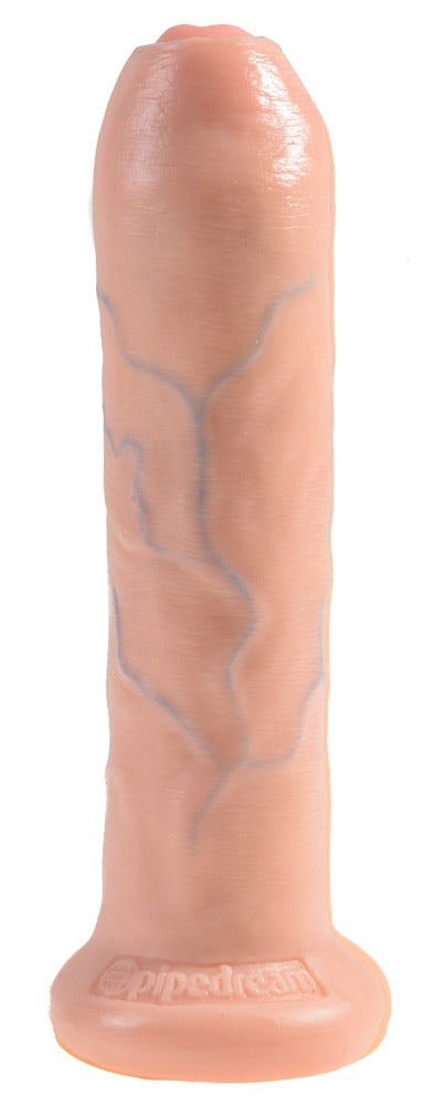 King Cock 7 Uncut with Strap-On Harness - Arnés Realista