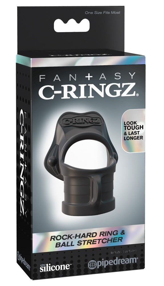 FCR Rock Hard Ring & Ball Stretcher - Anillo de Rendimiento en Silicona Elite
