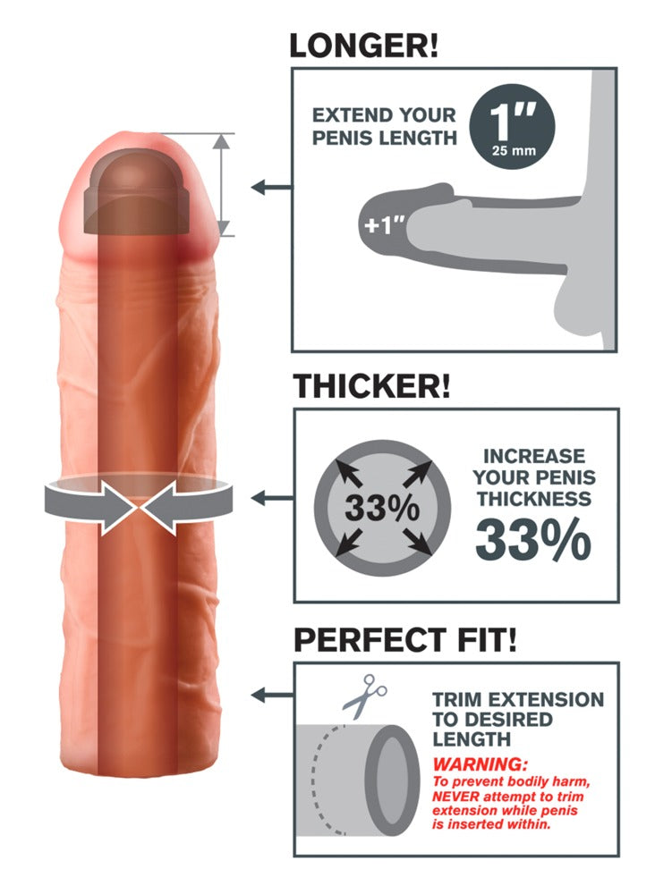 FXTP 1" Extension Light - Funda Extensora con Venas Realistas