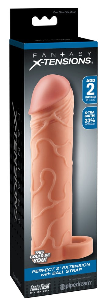 Funda Extensora 5,1 cm con Anillo Testicular - Fantasy X-Tensions