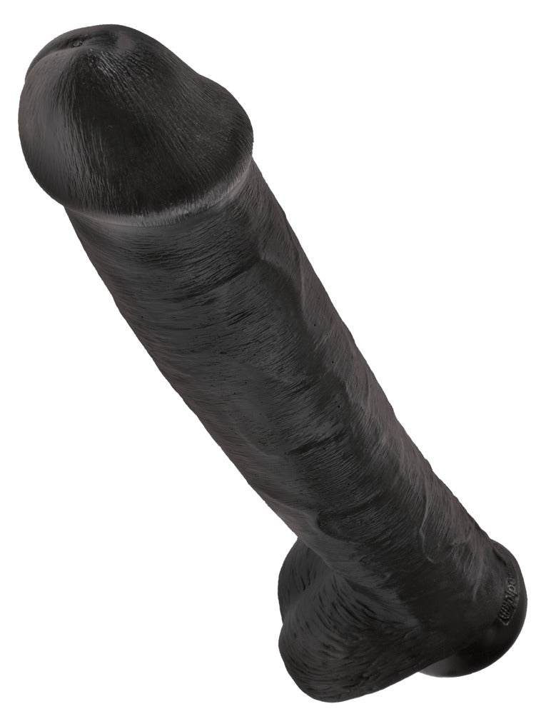 King Cock 15" Dildo Realista XXL con Testículos y Ventosa