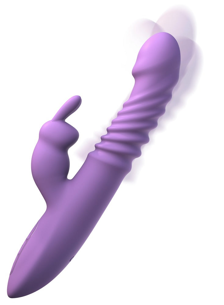 FFH Her Thrusting Silicone Rabbit - Vibrador con Estimulador de Clítoris