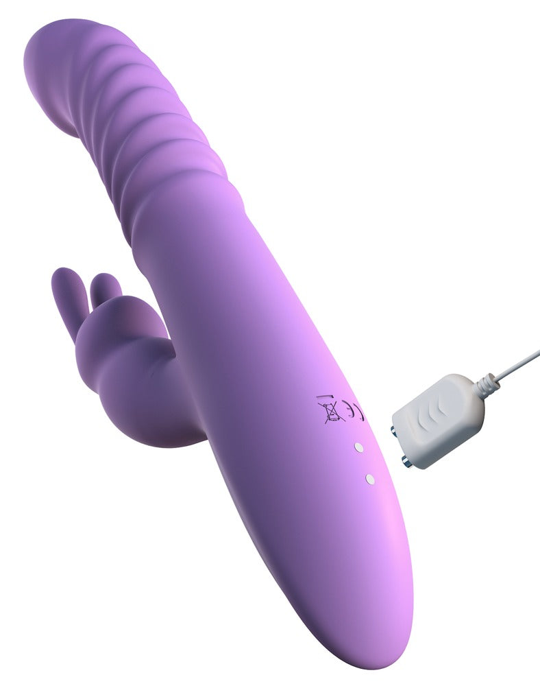 FFH Her Thrusting Silicone Rabbit - Vibrador con Estimulador de Clítoris