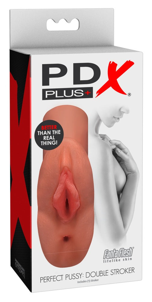PDX Plus PP Double Stroker - Masturbador Manual Doble Túnel