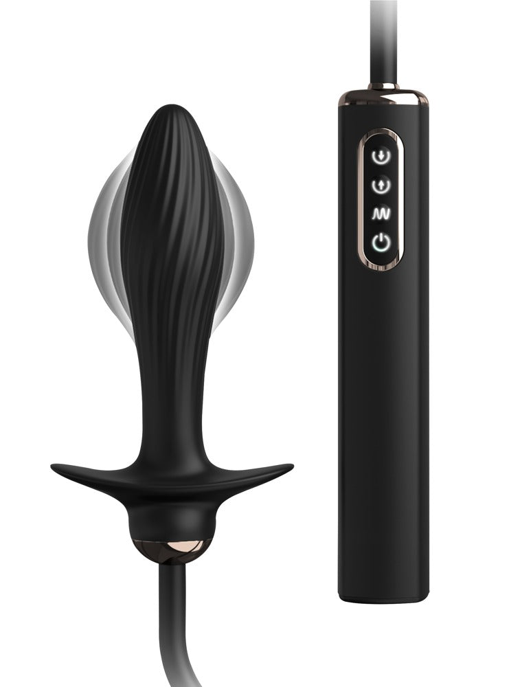 AFE Auto-Throb Inflatable Plug - Vibrador Anal con Bombeo Automático
