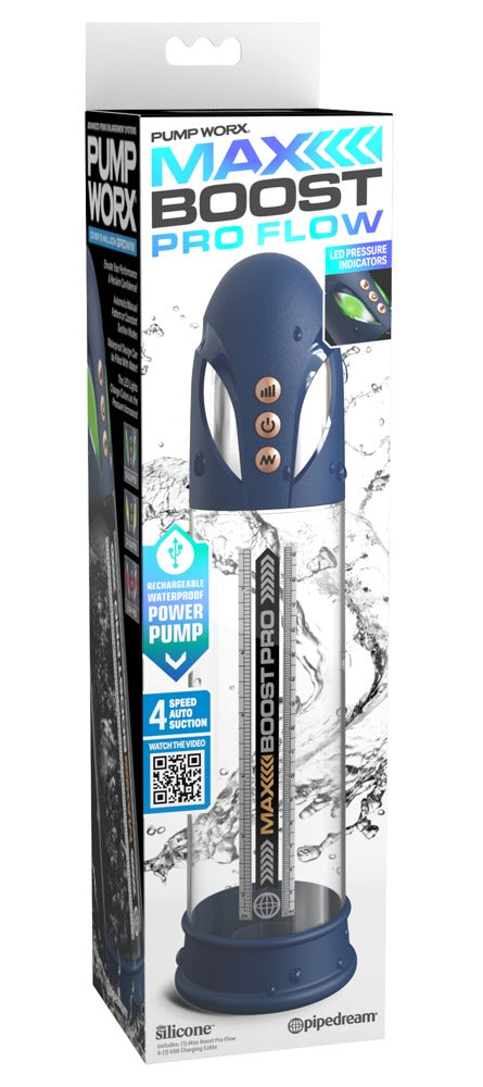 Pump Worx Max Pro Flow Blue - Bomba de Vacío con Succión Automática