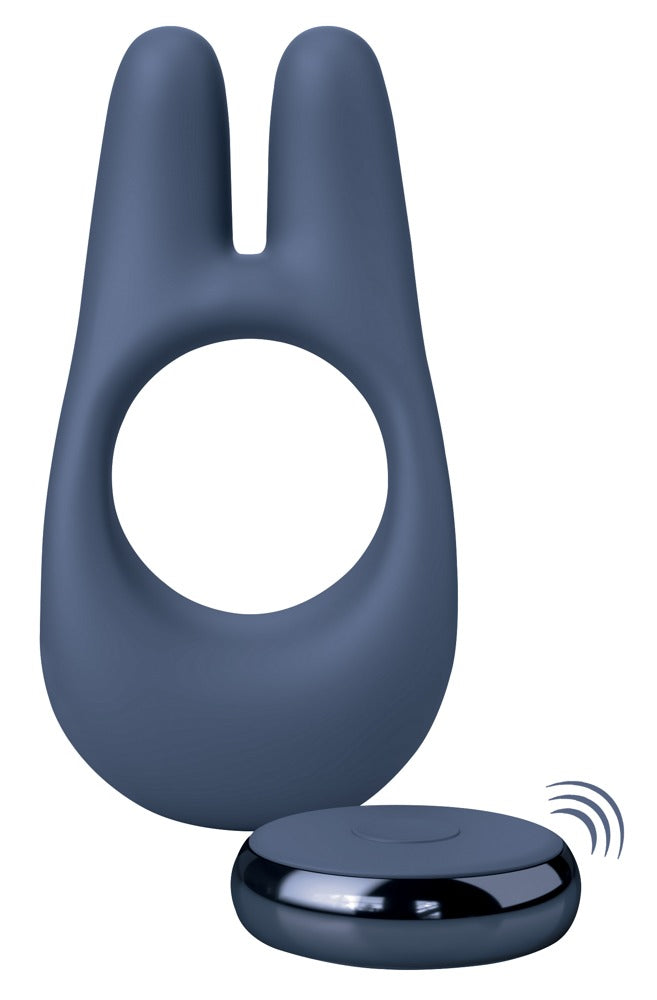 Deimos - Anillo Vibrador de Pareja con Doble Estimulador de Clítoris