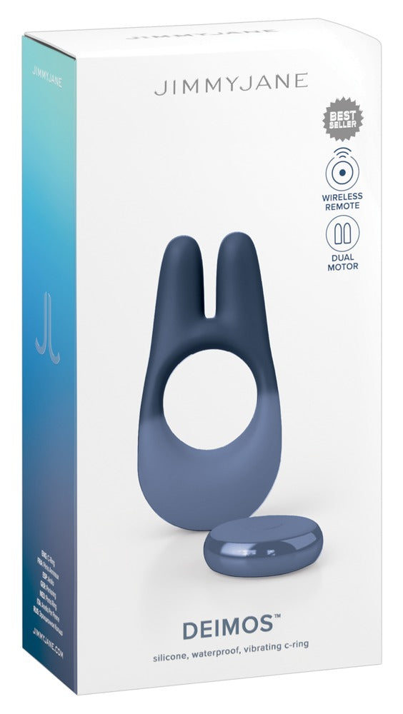 Deimos - Anillo Vibrador de Pareja con Doble Estimulador de Clítoris