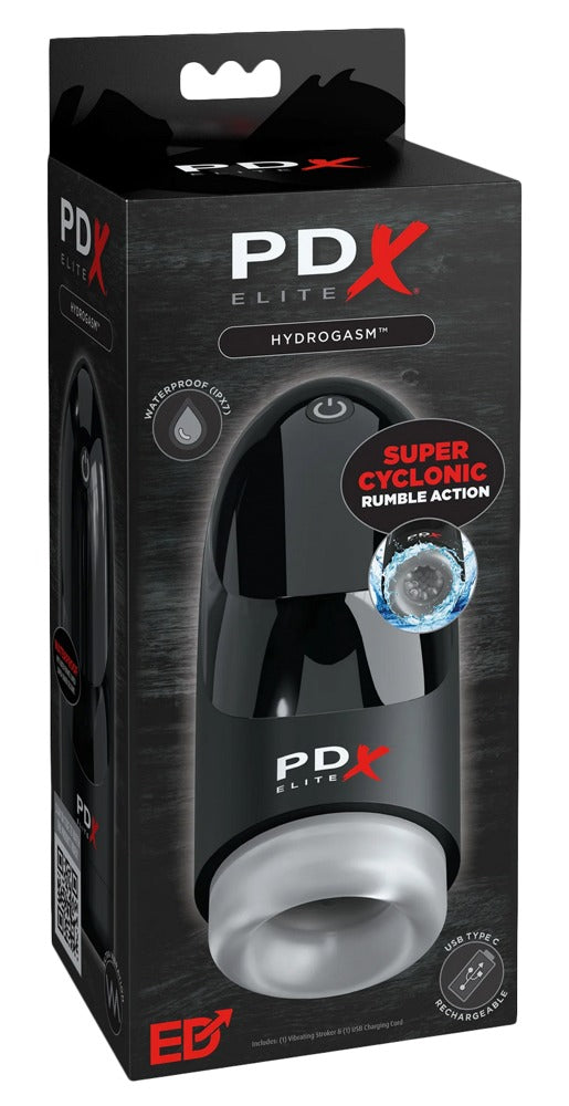 PDX Elite Hydrogasm Masturbador con Vibración Rotatoria