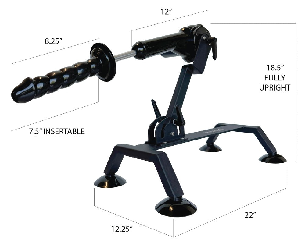 FFS Body Dock Sex Machine Black - Máquina Sexual Eléctrica con Mando a Distancia