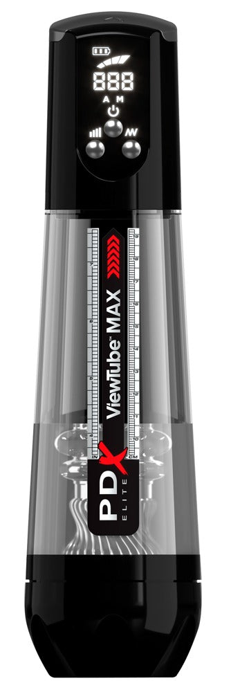 PDX Elite ViewTube MAX Black - Masturbador Automático con Succión