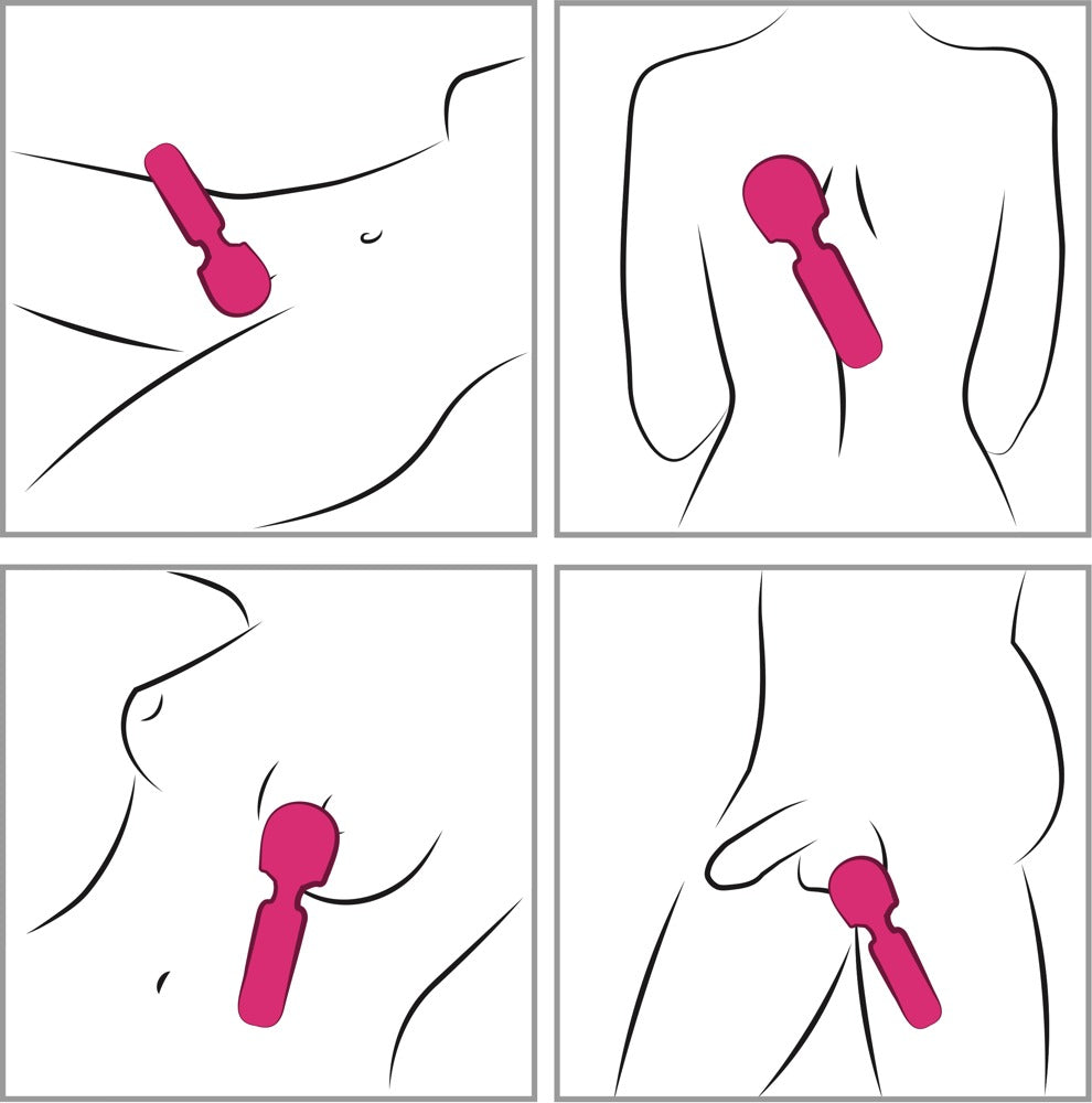 JJ Exona Body Wand - Masajeador de Cuerpo Recargable por USB