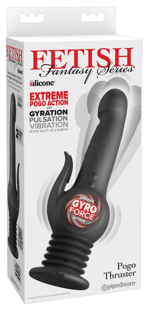 FFS Pogo Thruster Black - Vibrador con Motor Giroscópico y Succión