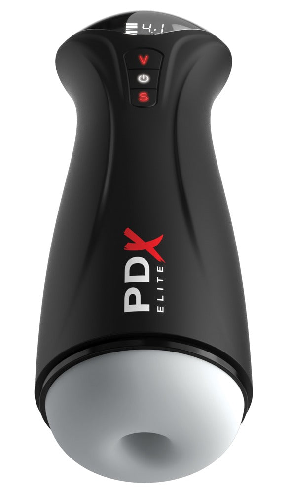 PDX Elite Fap-Gasm Frosted - Masturbador Automático con Vibración