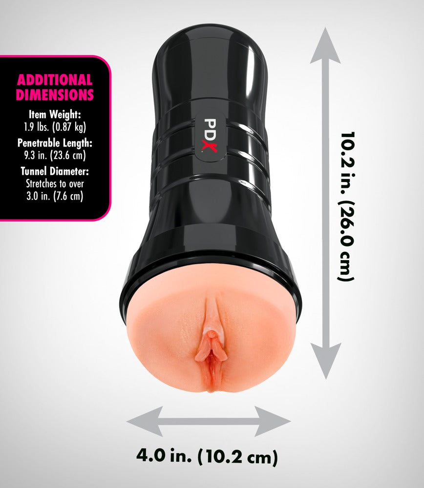 PDX Extreme Wet Pussy Super Juicy XXL - Masturbador sin Vibración