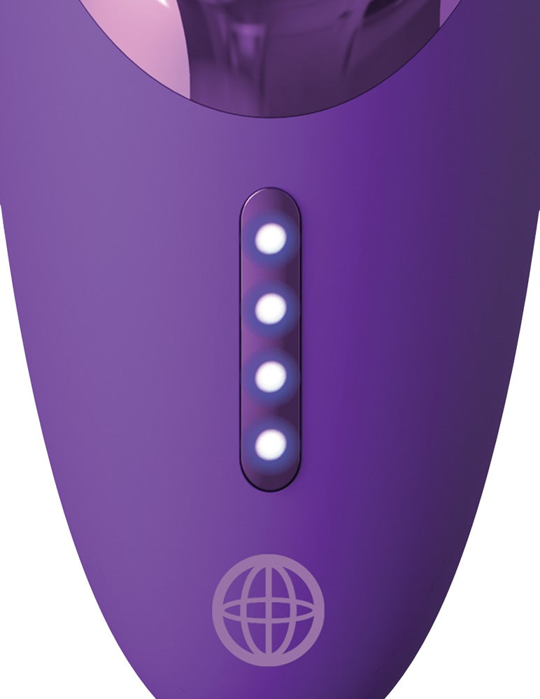 Fantasy For Her Pleasure Sucker Purple - Vibrador con Succión y Lengua Vibradora