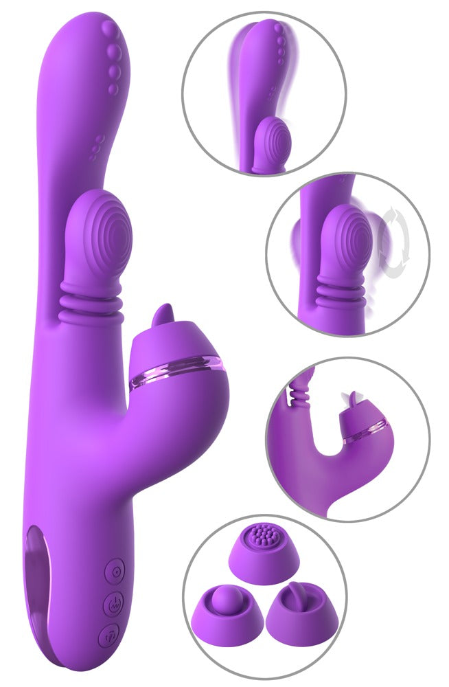 FFH IntiMotion Pulse Pro Púrpura - Vibrador Clitoris con Tecnología Dual
