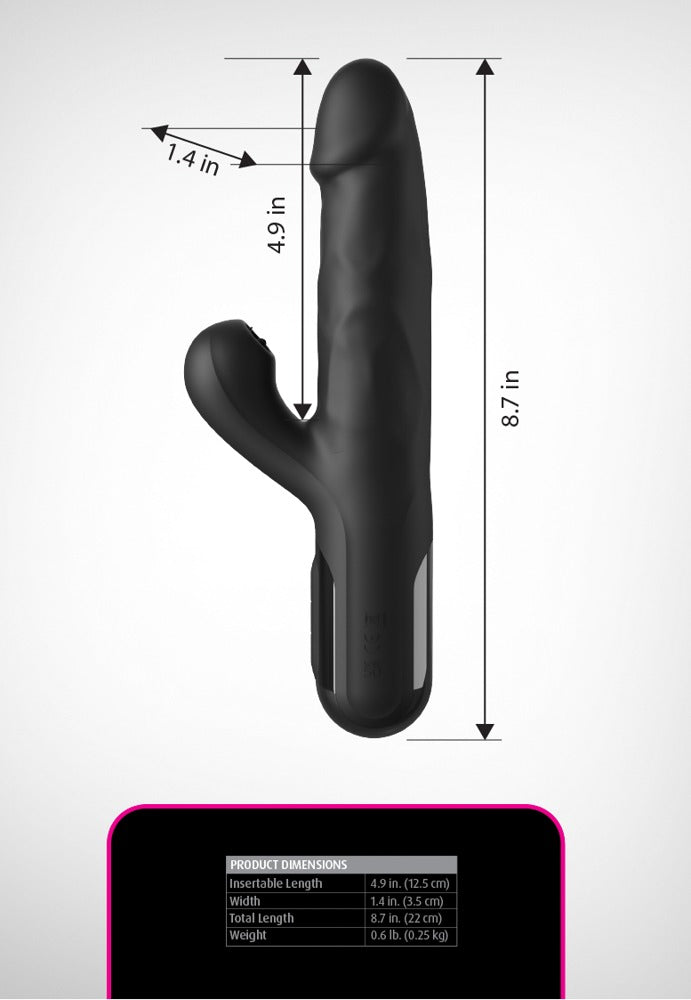 FFS Sonix Silicone Thruster - Vibrador con Función de Empuje