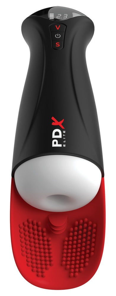 PDX Elite Fap-O-Matic Pro XL White - Masturbador con Vibración y Succión